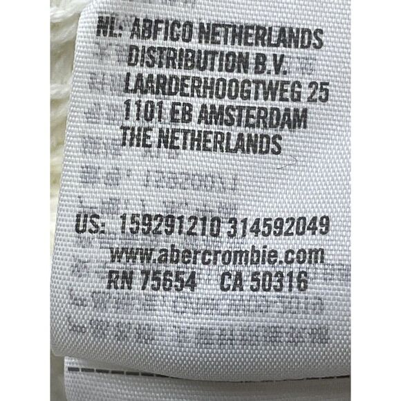 Abercrombie Fitch White Heavy Ribbed Turtleneck Midi Sweater Dress Size XLp. - Picture 10 of 10